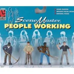 Life Like 1671 G Construction Worker Figures (Set of 4) - Model Train Junction: Quality Parts and Art Supplies