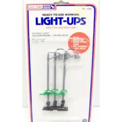 Life Like 1506 HO 16 Volt/AC or DC Highway Lights (Pack of 3) - Model Train Junction: Quality Parts and Art Supplies