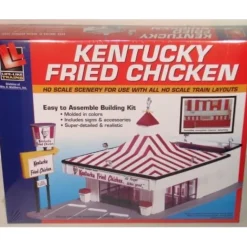 Life Like 433-1394 HO Kentucky Fried Chicken Building Kit - Model Train Junction: Quality Parts and Art Supplies