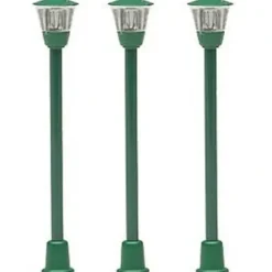 Life Like 1257 HO Lighted Gas Light Street Lamps (Pack of 3) - Model Train Junction: Quality Parts and Art Supplies