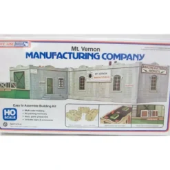 Life Like 1337 HO Mt Vernon Manufacturing Company Building Kit - Model Train Junction: Quality Parts and Art Supplies