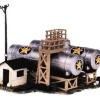 Life Like 1331 HO National Oil Company Building Kit - Model Train Junction: Quality Parts and Art Supplies