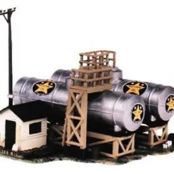 Life Like 1331 HO National Oil Company Building Kit - Model Train Junction: Quality Parts and Art Supplies