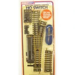 Life Like 8604 HO Right Hand Elec-Remote Control 2-Way Swich Turnout - Model Train Junction: Quality Parts and Art Supplies