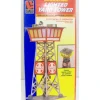 Life Like 8208 HO Santa Fe Lighted Yard Tower Operating Building - Model Train Junction: Quality Parts and Art Supplies