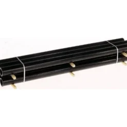 Life Like 1510 HO Scene Master Flat Car Load Steel Pipe Flatcar Load (Pack of 6) - Model Train Junction: Quality Parts and Art Supplies