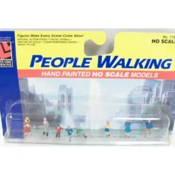 Life Like 1188 HO Walking People Figures Hand Painted (Set of 7) - Model Train Junction: Quality Parts and Art Supplies