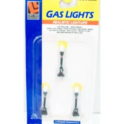 Life Like 1505 HO/N Light Poles Gas Light (Pack of 3) - Model Train Junction: Quality Parts and Art Supplies