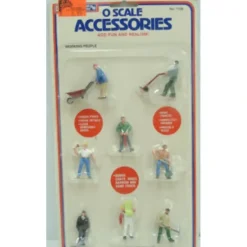 Life Like 1139 O Scale Working People Figures (Set of 8) - Model Train Junction: Quality Parts and Art Supplies