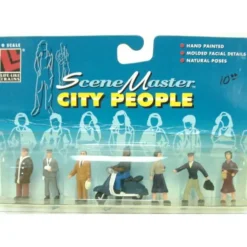 Life Like 1632 O Townspeople with Motorcycle Figures (Set of 7) - Model Train Junction: Quality Parts and Art Supplies