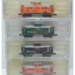Life Like SR Special Run Chessie System Cabooses (4) - Model Train Junction: Quality Parts and Art Supplies