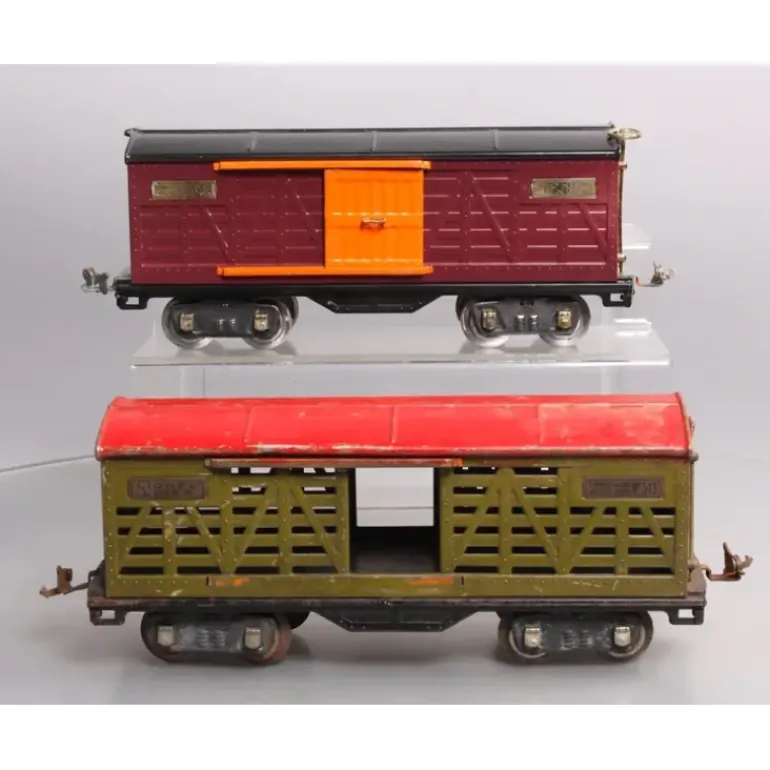 Lionel 513 & 514 Vintage Std. Gauge Tinplate Freight Cars [2] - Model Train Junction: Quality Parts and Art Supplies