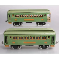 Lionel 309 & 312 Vintage Std. Gauge Tinplate Passenger Cars - Repainted [2] VG - Model Train Junction: Quality Parts and Art Supplies
