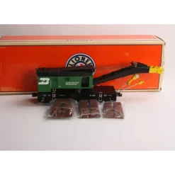 Lionel 6-29885 Burlington Northern Operating Crane Car NIB - Model Train Junction: Quality Parts and Art Supplies