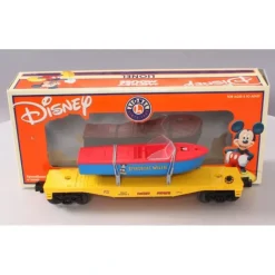 Lionel 6-26049 Disney Flat w/Speedboat Willy Boat - Model Train Junction: Quality Parts and Art Supplies