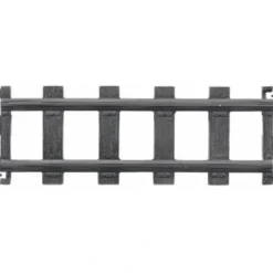 Lionel 7-11039 G Gauge Black Plastic Straight Tracks (Pack of 4) - Model Train Junction: Quality Parts and Art Supplies