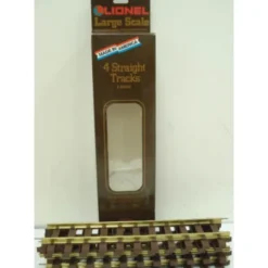 Lionel 8-82002 G Scale Brass Straight Tracks (Pack of 4) - Model Train Junction: Quality Parts and Art Supplies