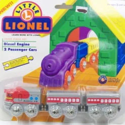 Lionel 7-71006 Little Lionel SF F-3 Diesel Engine & 2 Passenger Cars - Model Train Junction: Quality Parts and Art Supplies