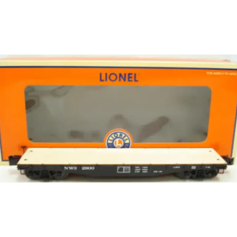 Lionel 6-27516 Norfolk & Western 40' Flatcar - Model Train Junction: Quality Parts and Art Supplies