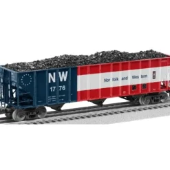 Lionel 6-27422 Norfolk & Western 3-Bay Open Hopper - Model Train Junction: Quality Parts and Art Supplies