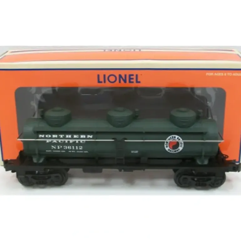 Lionel 6-36112 Northern Pacific 3 Dome Tank Car - Model Train Junction: Quality Parts and Art Supplies