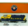 Lionel 6-28555 O Alaska GP38-2 Powered Diesel Locomotive w/RailSounds #2001 - Model Train Junction: Quality Parts and Art Supplies