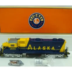 Lionel 6-28555 O Alaska GP38-2 Powered Diesel Locomotive w/RailSounds #2001 - Model Train Junction: Quality Parts and Art Supplies