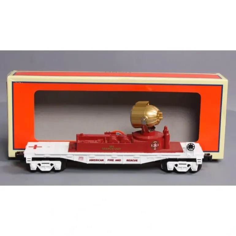 Lionel 6-36892 O American Fire and Rescue Searchlight Car LN/Box - Model Train Junction: Quality Parts and Art Supplies