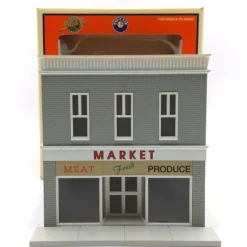 Lionel 6-34126 O Assembled Main Street Market Building EX/Box - Model Train Junction: Quality Parts and Art Supplies