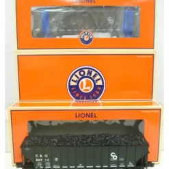 Lionel 6-21883 O Chesapeake & Ohio 3-Bay Open Hopper (Set of 2) - Model Train Junction: Quality Parts and Art Supplies