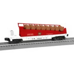Lionel 6-26640 O CN Maple Syrup Barrel Ramp Car - Model Train Junction: Quality Parts and Art Supplies