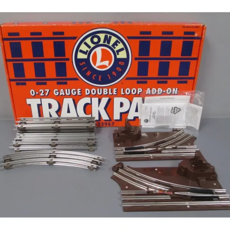 Lionel 6-22967 O27 Double Loop Add-On Track Pack - Model Train Junction: Quality Parts and Art Supplies