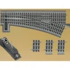 Lionel 6-16829 O60 FasTrack Command Control Right Hand Switch Turnout - Model Train Junction: Quality Parts and Art Supplies