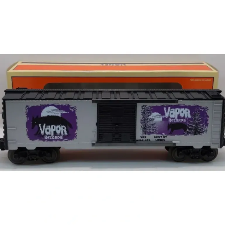 Lionel 6-29218 O Gauge 6464 Purple Vapor Records Boxcar LN/Box - Model Train Junction: Quality Parts and Art Supplies