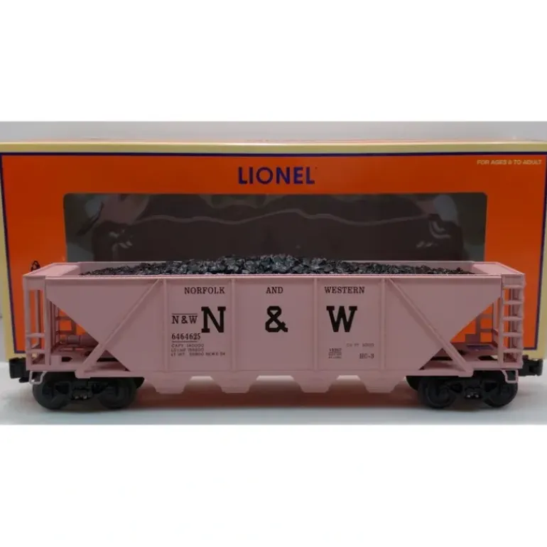 Lionel 6-19357 O Gauge Archive Norfolk & Western Quad Hopper #6464625 LN/Box - Model Train Junction: Quality Parts and Art Supplies