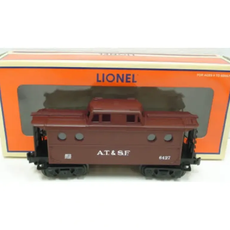 Lionel 6-29719 O Gauge AT&SF Tuscan Porthole Lighted Caboose #6427 - Model Train Junction: Quality Parts and Art Supplies
