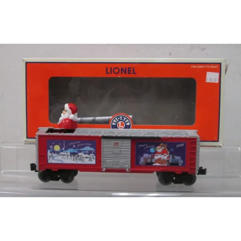 Lionel 6-36869 O Gauge Bobbing Santa Boxcar - Model Train Junction: Quality Parts and Art Supplies