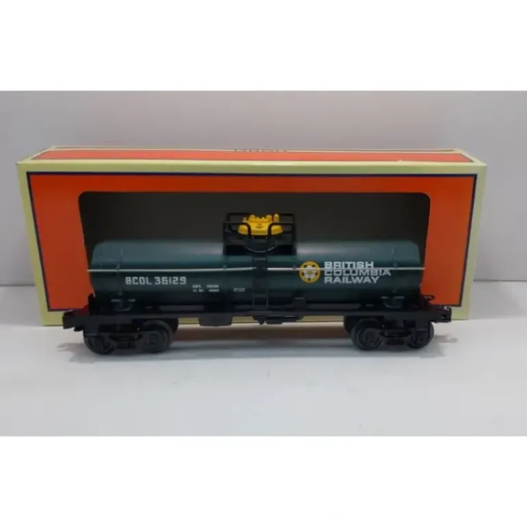 Lionel 6-36129 O Gauge British Columbia Singe Dome Tank Car - Model Train Junction: Quality Parts and Art Supplies