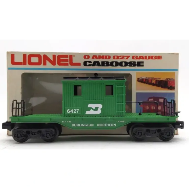 Lionel 6-6427 O Gauge Burlington Northern Maintenance Caboose EX/Box - Model Train Junction: Quality Parts and Art Supplies