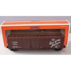 Lionel 6-27221 O Gauge CB&Q Double-Door Boxcar w/ End Doors #48500 - Model Train Junction: Quality Parts and Art Supplies