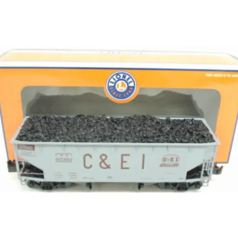 Lionel 6-27000 O Gauge Chicago & Eastern Illinios Offset Hopper #97393 - Model Train Junction: Quality Parts and Art Supplies