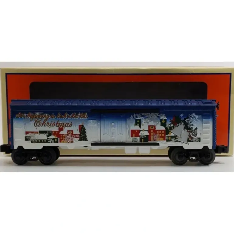 Lionel 6-29302 O Gauge Christmas Music Wood-Sided Reefer - Model Train Junction: Quality Parts and Art Supplies