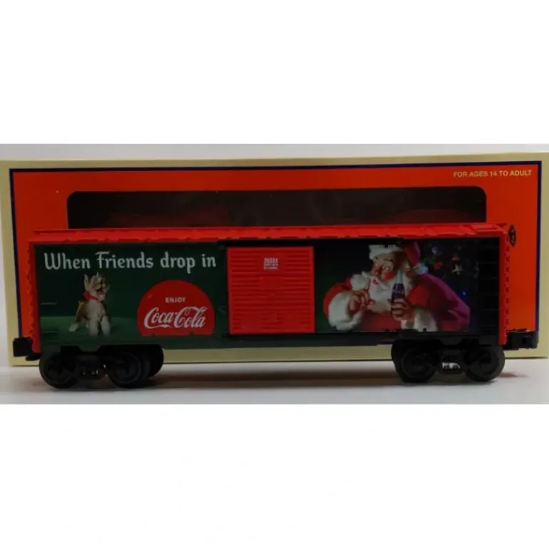 Lionel 6-39334 O Gauge COCA-COLA Christmas Boxcar - Model Train Junction: Quality Parts and Art Supplies