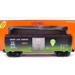 Lionel 6-26867 O Gauge Groom Lake Operating AlienSounds Boxcar - Model Train Junction: Quality Parts and Art Supplies