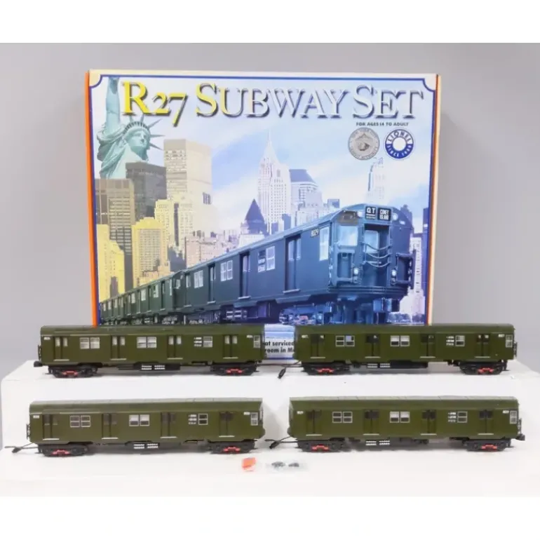 Lionel 6-31751 O Gauge MTA R-27 Subway Set - Model Train Junction: Quality Parts and Art Supplies