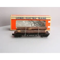 Lionel 6-17510 O Gauge Northern Pacific Flatcar with Logs #61200 LN/Box - Model Train Junction: Quality Parts and Art Supplies