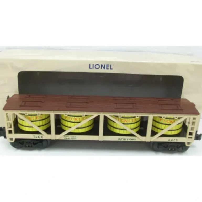 Lionel 6-39478 O Gauge Pickles Vat Car #6475 PWC - Model Train Junction: Quality Parts and Art Supplies