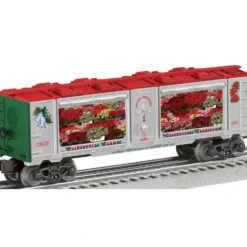 Lionel 6-29628 O Gauge Poinsettia Mint Car - Model Train Junction: Quality Parts and Art Supplies
