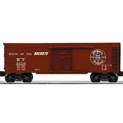 Lionel 6-21633 O Gauge Rock Island Route of the Rockets Boxcar #21110 - Model Train Junction: Quality Parts and Art Supplies