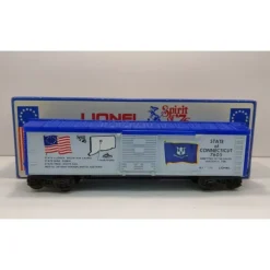 Lionel 6-7605 O Gauge Spirit of 76 State of Connecticut Boxcar #7605 LN/Box - Model Train Junction: Quality Parts and Art Supplies